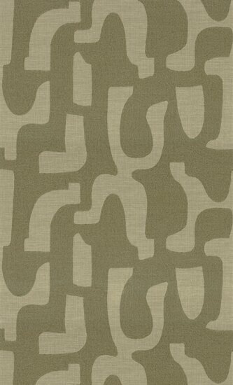 Casamance Le Lin 3 76560406 - Groen Behang