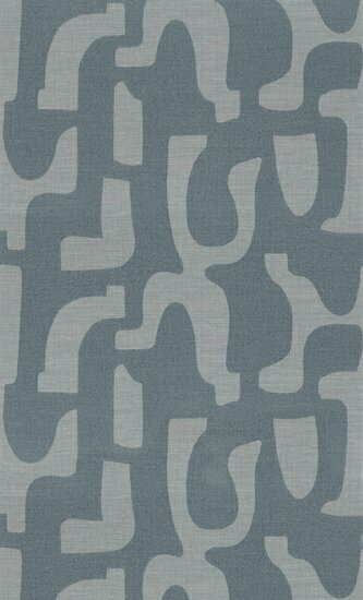 Casamance Le Lin 3 76560508 - Blauw Behang