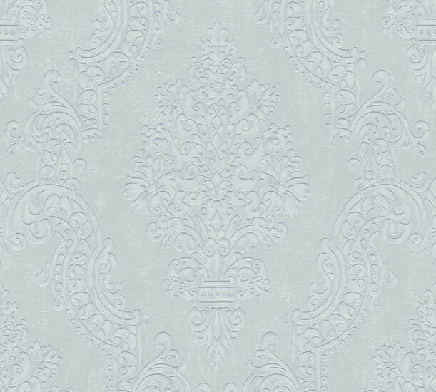 AS Creation Pure Elegance - 39765-3 / 397653 Blauw / Grijs Behang