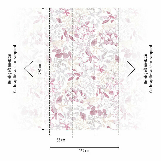 AS Creation Aquarell Dreams - 39692-2 / 396922 Roze Behang