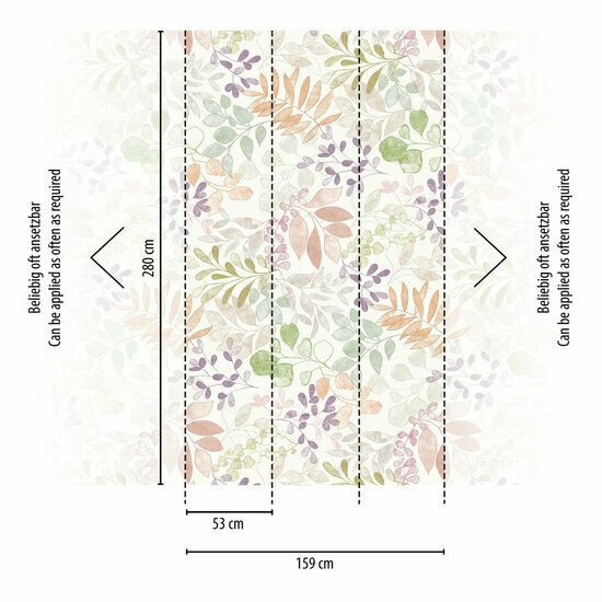 AS Creation Aquarell Dreams - 39693-1 / 396931 Cr&egrave;me Behang