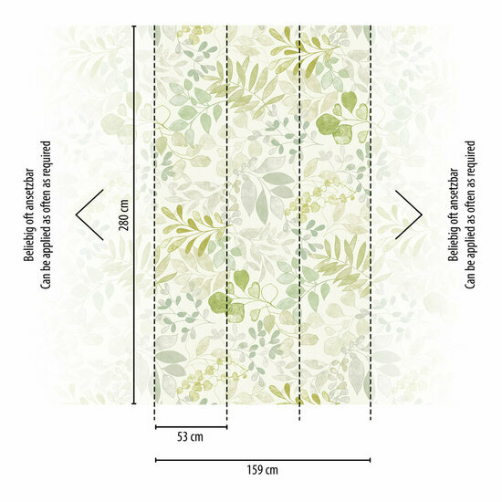 AS Creation Aquarell Dreams - 39693-2 / 396932 Cr&egrave;me Behang