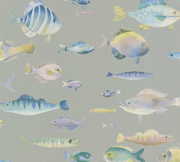 AS Creation PintWalls II - 39696-1 / 396961 Grijs Behang