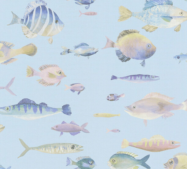 AS Creation PintWalls II - 39696-2 / 396962 Turquoise Behang