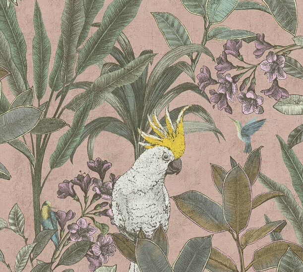 AS Creation PintWalls II - 39748-1 / 397481 Roze Behang