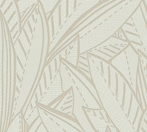 AS Creation French Affair  - 39933-3 / 399333 Wit / Cr&egrave;me Behang