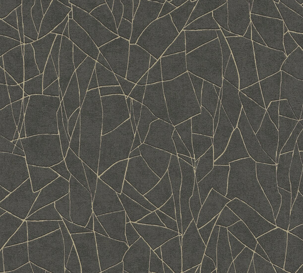 AS Creation French Affair  - 39934-4 / 399344 Zwart Behang