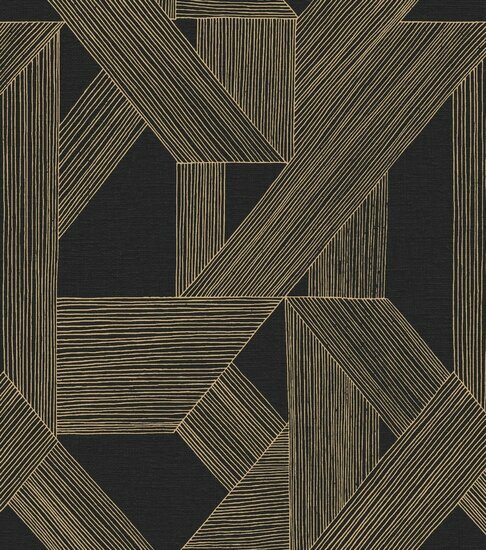 Rasch Sch&ouml;ner Wohnen Cosy Living 366815 Zwart Behang