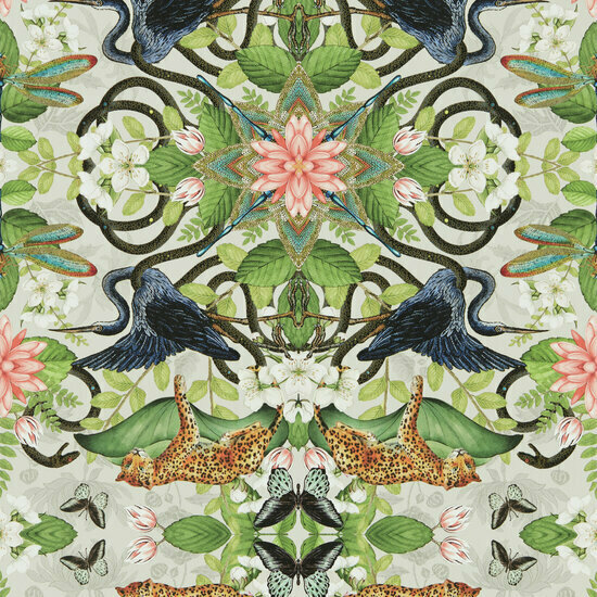 Clarke &amp; Clarke Botanical Wonders W0136/02 - Oranje Behang