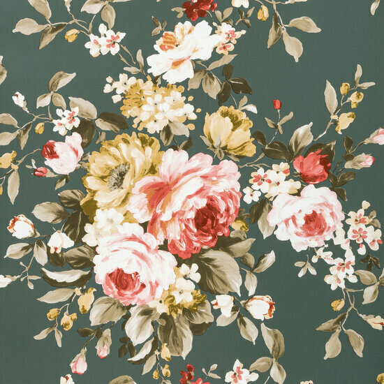 Clarke &amp; Clarke Colony W0081/05 - Groen Behang