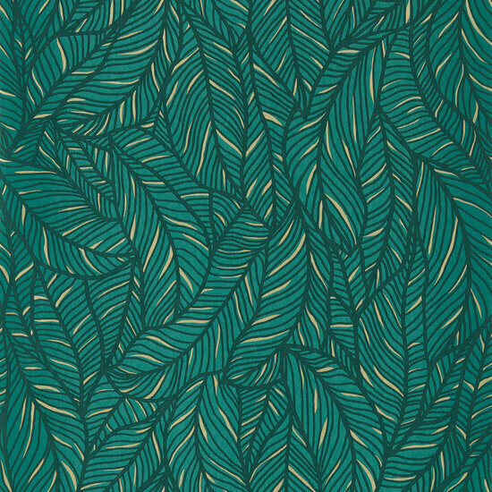 Clarke &amp; Clarke Exotica 2 W0144/02 - Groen Behang