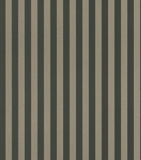 Rasch Trianon XIII 570335 Metallic Zilver / Zwart Behang