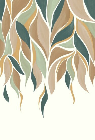 Casamance Panoramas 3 76370712 - Groen Behang