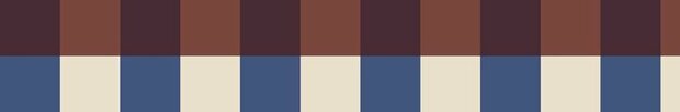 Casadeco Galons &amp; Frises 200377817 - Blauw Behang