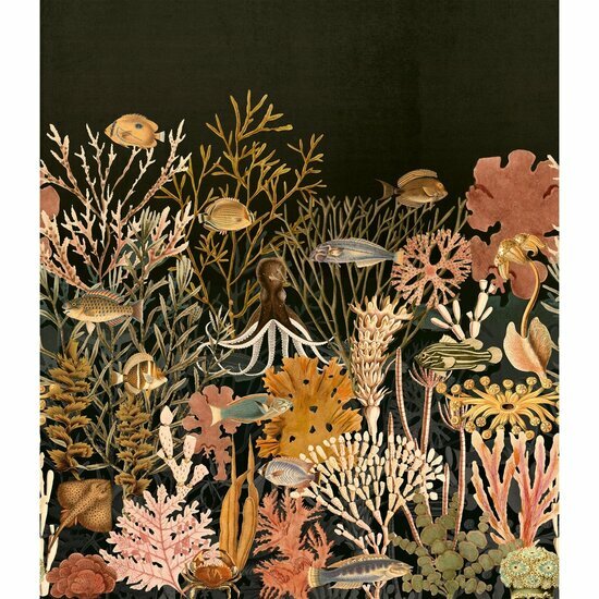 Casamance Exploration 71300350 - Zwart Behang