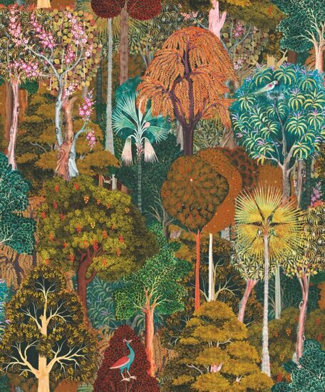 Noordwand Heritage 47652 Groen / Oranje Behang