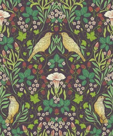 Noordwand Heritage 47621 Zwart Groen Behang