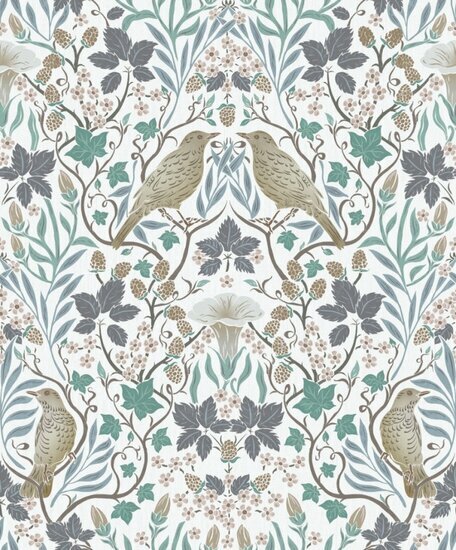 Noordwand Heritage 47619 Blauw Bruin Behang