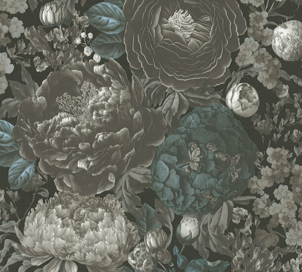 AS Creation Michalsky Living 6 - 39979-2 / 399792 Zwart / Blauw Behang