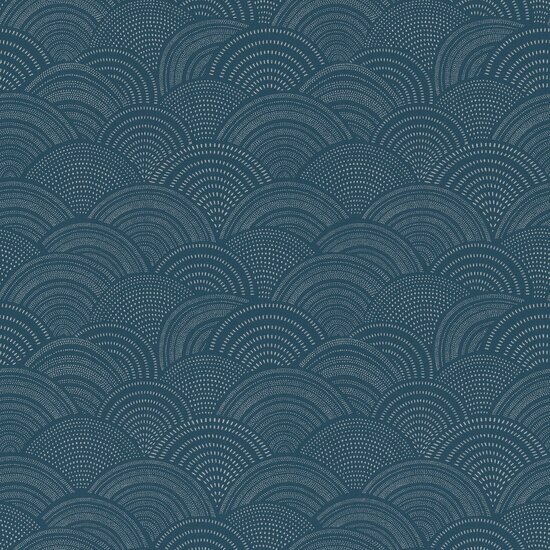 Rasch Allegretto 581409 Blauw Behang