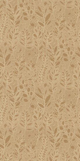 Casamance Palmadora - Bruin 76680610 Behang