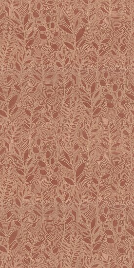 Casamance Palmadora - Rood 76680814 Behang