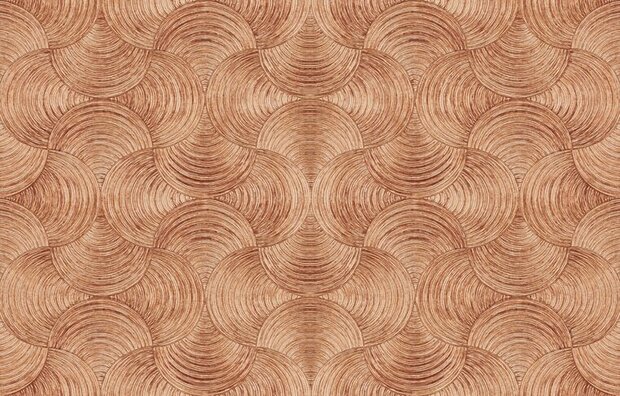 Casamance Magnitude - Bruin metallic 76620304 Behang