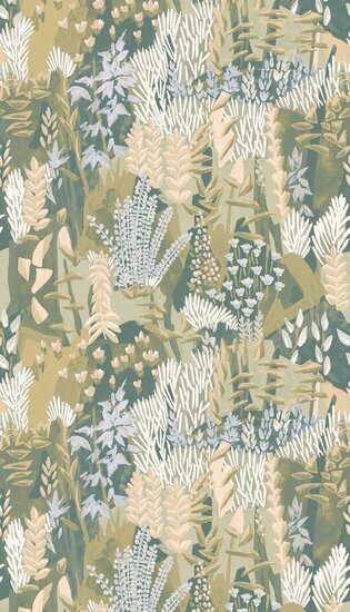 Casamance Jardin F&eacute;licia - Groen 76570100 Behang