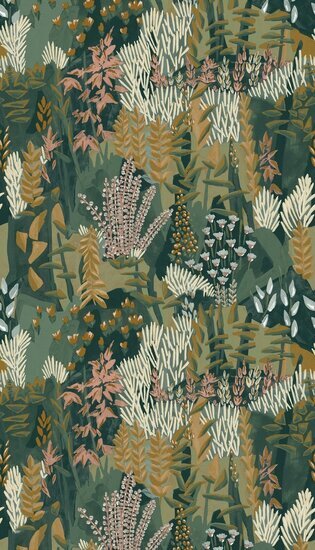 Casamance Jardin F&eacute;licia - Groen 76570304 Behang