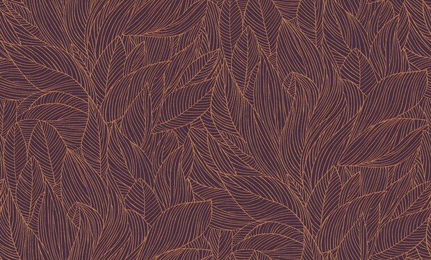 Casamance Jardin F&eacute;licia - Paars 76602854 Behang