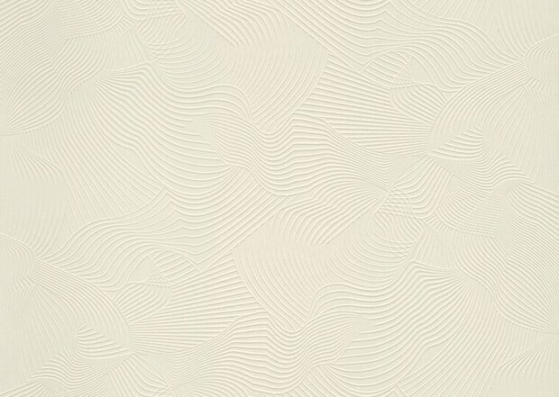 Arte MOOOI GREEN HOUSE TECHNO BEE MO5041 Cr&eacute;me Behang