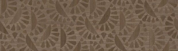 Arte MOOOI GREEN HOUSE WOODBLOCK BEETLE FLORA MO5061 Bruin Behang