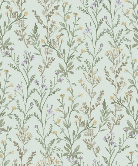 HookedOnWalls BLOMKVIST LILLY 29141 Blauw Behang