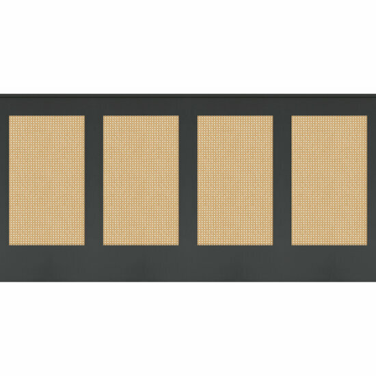 Caselio Reliefs - Zwart RLF106239090 Behang