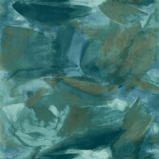 Clarke &amp; Clarke Lusso - Blauw W0163/03 Behang