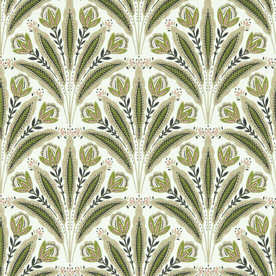 Clarke &amp; Clarke Secret Garden - Wit W0193/04 Behang