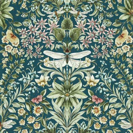 Clarke &amp; Clarke Secret Garden - Multicolours W0196/04 Behang