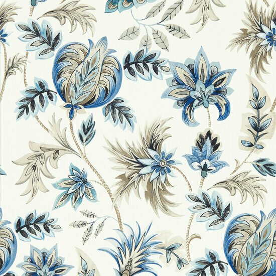 Clarke &amp; Clarke Secret Garden - Blauw W0198/03 Behang