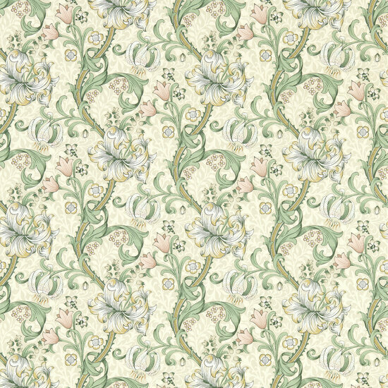 Clarke &amp; Clarke William Morris Designs - Beige W0174/01 Behang