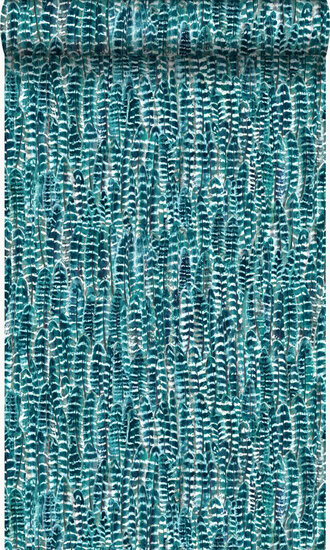 Origin Wallcoverings Identity 347393 - Blauw / Groen Behang