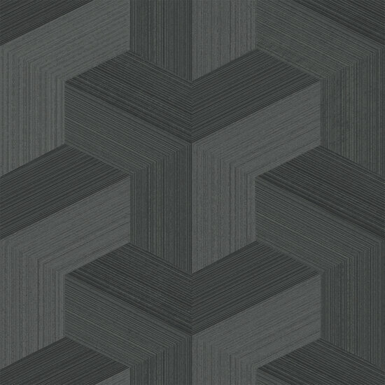 Origin Wallcoverings 3D Reflections 347952 - Zwart Behang