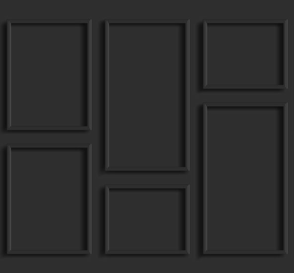 Origin Wallcoverings 3D Reflections 357337 - Zwart Behang