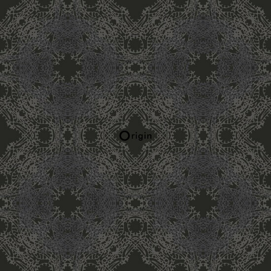 Origin Wallcoverings Beaumont 346221 - Zwart / zilver Behang