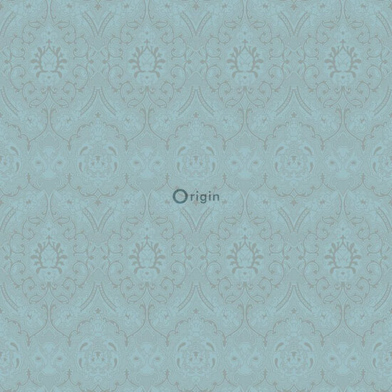 Origin Wallcoverings Beaumont 346246 - Blauw / Groen Behang