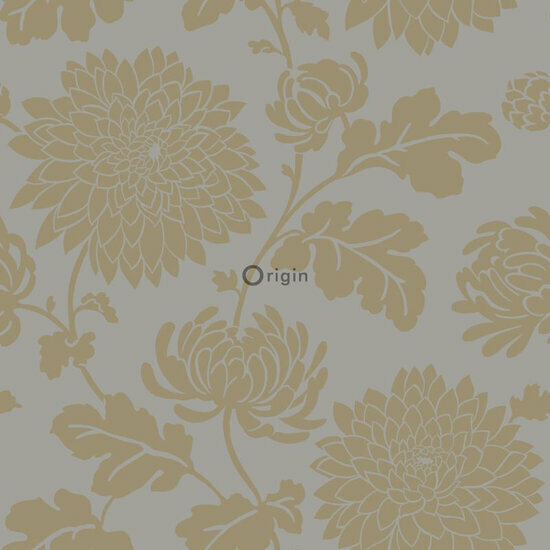 Origin Wallcoverings Bloomingdale 326149 - Geel / Bruin Behang