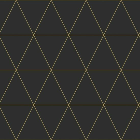 Origin Wallcoverings City Chic 347684 - Zwart / Goud Behang