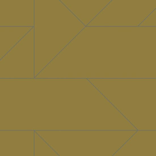 Origin Wallcoverings City Chic 347723 - Geel Behang