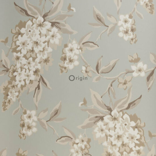 Origin Wallcoverings Couture 307138 - Blauw / Groen Behang