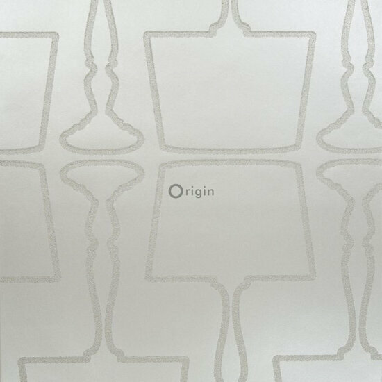 Origin Wallcoverings Couture 307150 - zilver / Grijs Behang