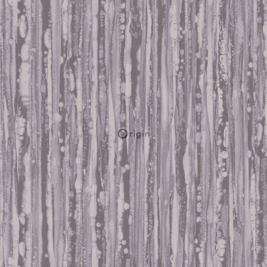 Origin Wallcoverings Grandeur 346641 - Paars / Grijs Behang